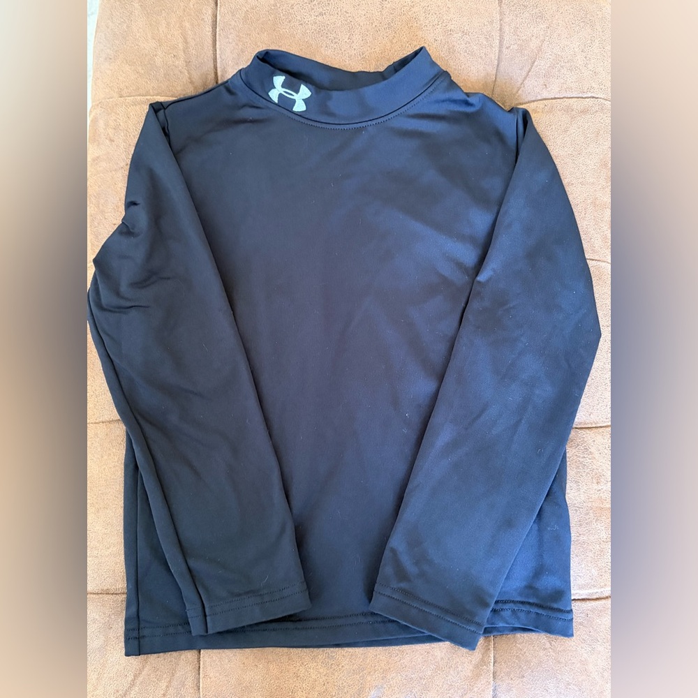 Under Armour Kid’s Black Long Sleeve Tee